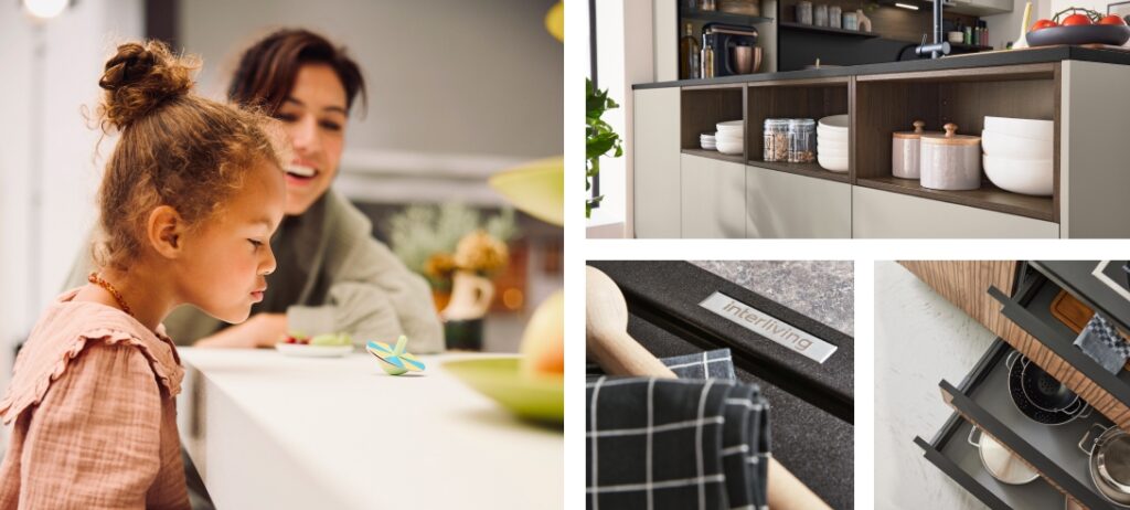 Collage einer Interliving Küche