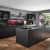 Nobilia Touch Inselkueche schwarz