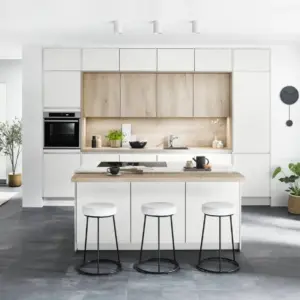 Nobilia Senso Inselkueche Modern Weiss